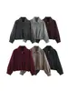 Comércio exterior transfronteiriço, roupas femininas, novo estilo outono, moda europeia e americana, jaqueta macia com lapela e zíper 3046341