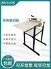 Xibowen Máquina Manual de Corte de Muestras de Tela Cortadora de Tela Muestras de Tela Máquina de Encaje Muestras de Cuero Cortadora de Tela
