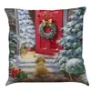Bestsellers da Temu Amazon: Fronha com Estampa de Natal Papai Noel, Almofada de Carro, Personalização no Atacado