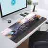 Juego Cyberpunk Tecnología Futurista Alfombrilla de Ratón Súper Grande Tecnología de Gaming E-Sports Alfombrilla de Oficina Extra Grande Borde Antideslizante con Bloqueo