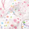 Fita PET Cortada com Faca Colorida Série Fragmentos Pequenos Estilo Coreano Estilo Desenho à Mão Decoração para Diário Colagem DIY