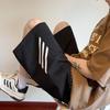Atacado shorts de três polos masculino verão fino marca de moda calças casuais soltas esportivas listradas americanas calças retas