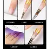 Pinzas en forma de X para dar forma a las uñas, pinzas multifuncionales para dar forma a la manicura, utilizadas para construir y dar forma a extensiones de cristal de fototerapia y puntas de uñas de papel