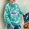 Moletom pullover masculino para inverno 2026 outono e inverno novo estilo para crianças de meia-idade e grandes, camisa base estilosa e moderna atacado