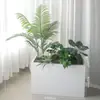Plantas Verdes Artificiales Hy-Ax80/Q0 para Paisajismo, Maceteros de Flores para Paisajismo Interior, Escaparate, Adornos Decorativos de Lujo Ligero
