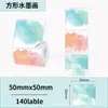 Papel Térmico con Gradiente de Color Ciclo Multicolor Adecuado para Papel de Etiqueta Térmica Jingchen B3S, Detong P1, Puchu Aq00