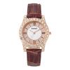 Amadi cinturón nuevo Romano literal diamante completo lujo para mujer elegante para combinar con todo Reloj + pulsera reloj de cuarzo caja de regalo