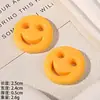 Batatas Fritas Imitação Bolo de Batata Sorridente Acessórios para Brincar de Comida DIY Acessórios de Resina Acessórios Grampo de Cabelo diy Acessórios de Cola de Creme