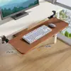 Bandeja para teclado para escritorio de computadora, bandeja extensible para teclado y mouse, tablero de extensión de escritorio, escritorio para juegos con longitud extendida