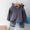 Tops de Terciopelo de Invierno para Niños, Camisetas Térmicas Cálidas de Cuello Medio-Alto, Ropa de Colores Caramelo para Niños y Niñas, Ropa Infantil de Otoño e Invierno
