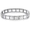 Suministro Exclusivo Transfronterizo de Pulseras Modulares de Acero Inoxidable con Dijes, Tacones Altos, Corazones, Mariposas, Bandas de Reloj de 18 Piezas con Temática Festiva