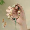 Pulseira de rosário Duobao Duofu Bodhi natural pingente de cabaça fofo pet que reduz a idade mori para homens e mulheres casal brincar de segurar na mão