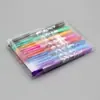 Traje de bolígrafos de gel térmicos borrables creativos 8 colores 12 cajas de PVC inserto de embalaje personalizado color del patrón bolígrafo de gel borrable