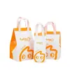 Bolsas Térmicas Descartáveis Não Tecidas Prontas, Bolsas Personalizadas para Catering, Sacolas de Mão para Churrasco, Chá de Leite, Café e Bebidas Geladas