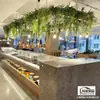 Helecho Colgante Estilo Bosque Techo Pared Verde Planta Decoración Enredadera Tipo Hilo Colgante de Helecho