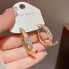 Pendientes de Cruz Reversibles con Tachuelas de Diamante Inspirados en el Diseño, Estilo Coreano, Geniales y Únicos, Pendientes Súper Brillantes al por Mayor