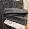 Nuevos Pantalones de Lana Gruesa de Pierna Ancha Adelgazantes de Cintura Alta para Mujer, Pantalones Casuales Sueltos con Caída, Pantalones Elegantes para Traje