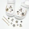 Amuletos para Zapatos Croc, Accesorios para Mujer, Clips para Zapatos DIY, Decoraciones 3D con Pedrería, Clips Desmontables, Estilo de Moda de Influencers