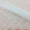 Fornecimento Direto da Fábrica de Tecido de Algodão Pequena Flor Cortável Tecido de Algodão Tecido Bordado de Máquina Grande Tecido Bordado para Vestido