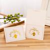 Tarjeta de felicitación de cumpleaños con estampado metálico de origen transfronterizo, floristería, panadería, compañero de mano, regalo, amigos hombres y mujeres envían tarjeta de felicitación, tarjeta pequeña