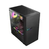 Gabinete de Computador Pingtouge M1 Wide-Body Transfronteiriço Desktop Malha Desktop Resfriamento Líquido Vidro Jogo Gabinete Totalmente Transparente