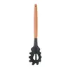 Utensílios de Cozinha com Cabo de Madeira de Silicone Conjunto de 11 Peças Frigideira Antiaderente Pá Colher Conjunto de Ferramentas Pá Colher Escumadeira Conjunto de Utensílios de Silicone para Cozinha