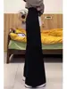 Jeans Flare Espesso com Forro de Fleece Plus Size para Mulheres, Outono, Caimento Solto, Emagrecedor, Calças Retas de Perna Larga Não Elásticas para Mulheres Plus Size