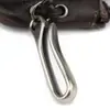 Bolsa para Llaves de Cuero de Primera Capa Curtido Vegetal para Mujer Hecha a Mano Piel de Vaca Lavada Estilo Retro Cremallera Bolsa para Llaves de Coche Hombre