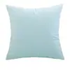 Funda de Almohada de Terciopelo Holandés de Color Sólido, Funda de Cojín de Terciopelo Simple para Sofá, Funda de Almohada para Decoración del Hogar de Casa de Huéspedes Sin Relleno