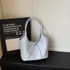 Bolsa de Mão Texturizada Elegante para o Dia a Dia 2026 Tendência Nova Versátil Estilo Coreano Bolsa de Ombro/Axila Bolsa Tote Estilosa