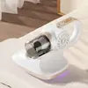 Aspiradora portátil inalámbrica tres en uno con gran succión, esterilización con luz azul y eliminación de ácaros para el hogar y el coche.