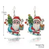 Pendientes de Navidad Europeos y Americanos Set de Pendientes de Navidad Copo de Nieve Campana Pendientes de Navidad Árbol de Navidad Pendientes de Navidad Transfronterizos