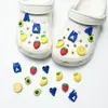 Acessórios de decoração de sapatos DIY para Crocs, fivelas decorativas fofas de pelúcia 3D de desenhos animados, leão e gato do zoológico para a superfície do sapato