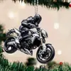 Colgante Decorativo de Motocicleta para Coche Nuevo de Jinete Transfronterizo Acrílico Plano Colgante para Coche Elemento Predeterminado de Dibujos Animados