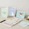 Cartão de Agradecimento da Amazon Inglês Cartão Pós-Venda Cartão de Cumprimentos Cartão Meio Dobrável Cartão Dobrável Produto para Impressão Carta de Agradecimento