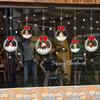 Fabricante de Adhesivos de Pared Venta al Por Mayor Nuevos Adhesivos de Pared Navideños Adornos de Bola de Cristal Navideño Colgantes Vidrio de Ventana Adhesivos de Pared Navideños Xl628