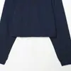 Ins estilo europeo y americano 2026 nueva moda temperamento ropa de mujer al por mayor para ir al trabajo holgado casual cremallera jersey