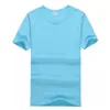 Camiseta publicitaria de algodón de verano al por mayor, camiseta publicitaria de manga corta, camiseta cultural, ropa de clase, camiseta promocional, estampado para figura