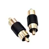 Rca Macho a Macho Directo Rca Loto Cabeza Recta Cabeza Recta AV Adaptador de Audio de Monitoreo