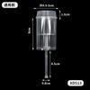 Tubo para Pastel Push Pop DIY Tubo Redondo Taza para Pastel Cubo Empujable Tubo de Fuegos Artificiales Taza para Helado Tubo Mini Sushi Transparente