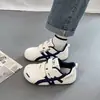 Zapatos Casuales Planos Blancos de Doble Velcro de Nicho Primavera 2026 Nuevos Zapatos Planos Deportivos Casuales de Tabla para Estudiantes