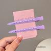 Clip para raíz de cabello color caramelo, esponjoso, para peinar, horquilla sin costuras, clip para flequillo lateral, artefacto posicionador de partición, clip de pico de pato, horquilla