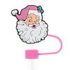 Acessórios de decoração de Natal para e-commerce transfronteiriço tampa de palha 10mm universal fivela de decoração para canudo de festa tampa de palha à prova de poeira
