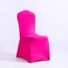 Funda elástica para silla, suministro directo de fábrica, funda para silla de boda de calidad, funda elástica blanca para silla, funda para silla de banquete de hotel.