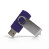 Pen Drive Logotipo Personalizado Leilão Publicidade Exposição Presente Atacado 16g Pen Drive USB Metal Rotativo Gravado 32g Pen Drive