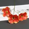 Nueva flor artificial de hada de 3 cabezas para decoración de bodas, arreglo floral, flor artificial para decoración del hogar y hotel, arreglo floral de boda