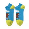 Calcetines de Algodón Unisex con Estampados de Animales, Calcetines Cortos Personalizados, Calcetines Tipo Mocasín Serie Frutas, Calcetines Bajos para Mujer Estilo Dibujos Animados