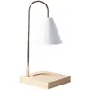 Lámpara de Aromaterapia Transfronteriza, Lámpara para Derretir Cera, Lámpara para Derretir Velas, Lámpara de Mesa para Regalo de Mesita de Noche en Dormitorio, Temporizador con Atenuación, Arte en Madera, Aromaterapia sin Llama