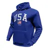 Comercio Exterior Transfronterizo Otoño e Invierno Estilo Americano Letras Impresas Sudadera con Capucha, Moda Casual Holgada Manga Larga