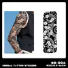 Pegatinas de Tatuaje Herbales de Brazo Completo Transfronterizas, Impermeables, de Larga Duración, No Reflectantes, Diseños de Tatuajes Realistas para Manos, Brazo de Flores, Brazo de Flor de Cerezo, Estilo Tradicional